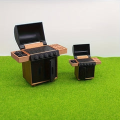 1:20 Scale BBQ Grill Figurine - Copper Finish