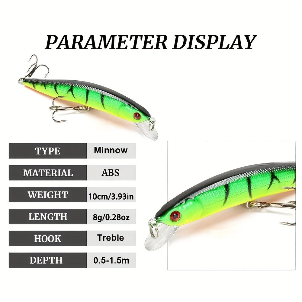 8g Minnow Fishing Lure Floating Hard Bait For Carp Perch Fishing Tackle