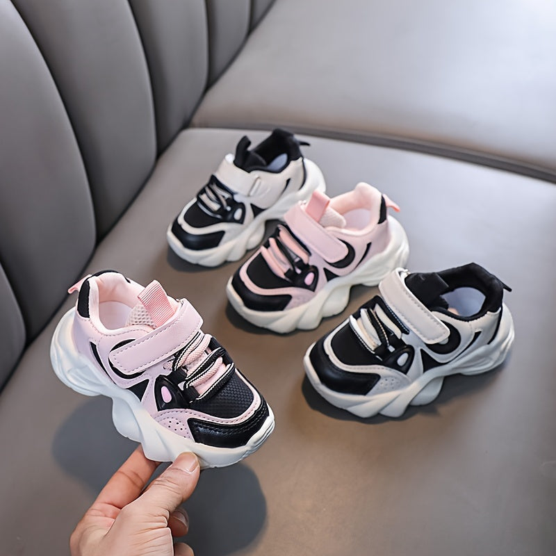 Kids Sneakers Non Slip Lightweight Breathable Easy On Off Hook & Loop Fastener