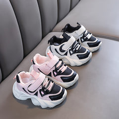 Kids Sneakers Non Slip Lightweight Breathable Easy On Off Hook & Loop Fastener