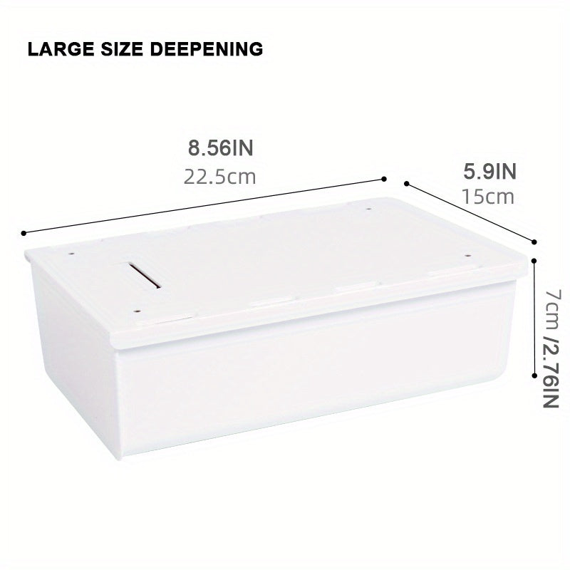 Under Desk Storage Drawer Self Adhesive Pencil Tray for Office