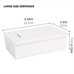 Under Desk Storage Drawer Self Adhesive Pencil Tray for Office