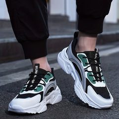 Men's Breathable Chunky Sneakers For Jogging Gym
