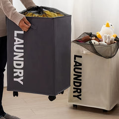Portable Yoga Mat Storage Basket with Wheel