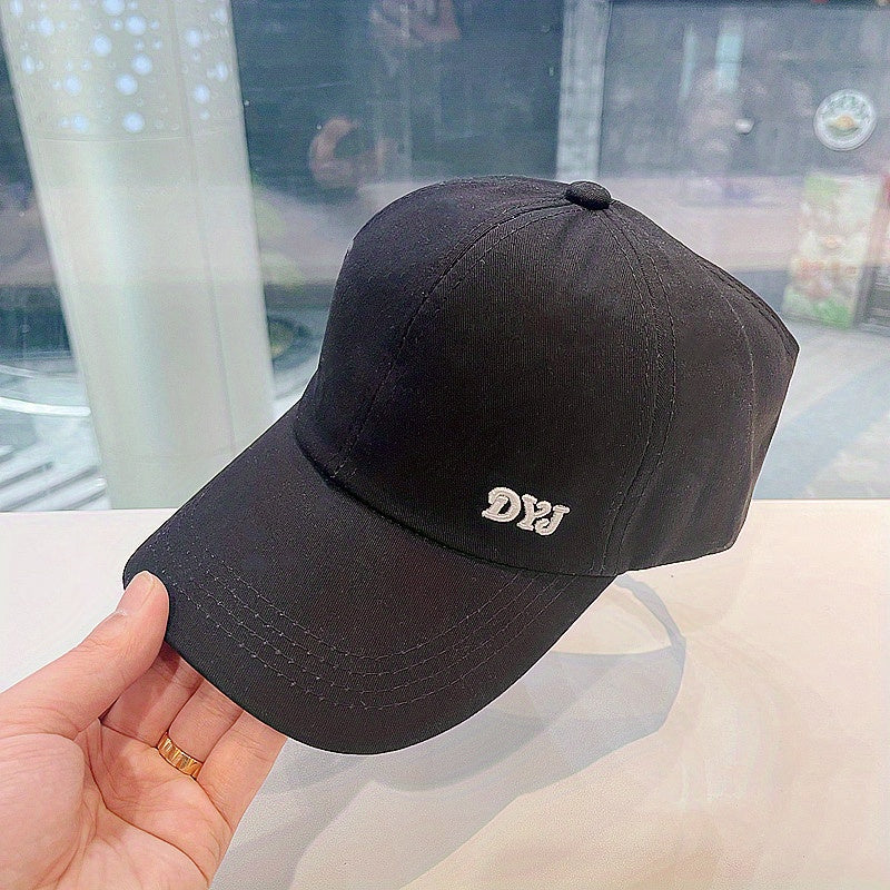 Backless Ponytail Baseball Cap Casual Dad Hats