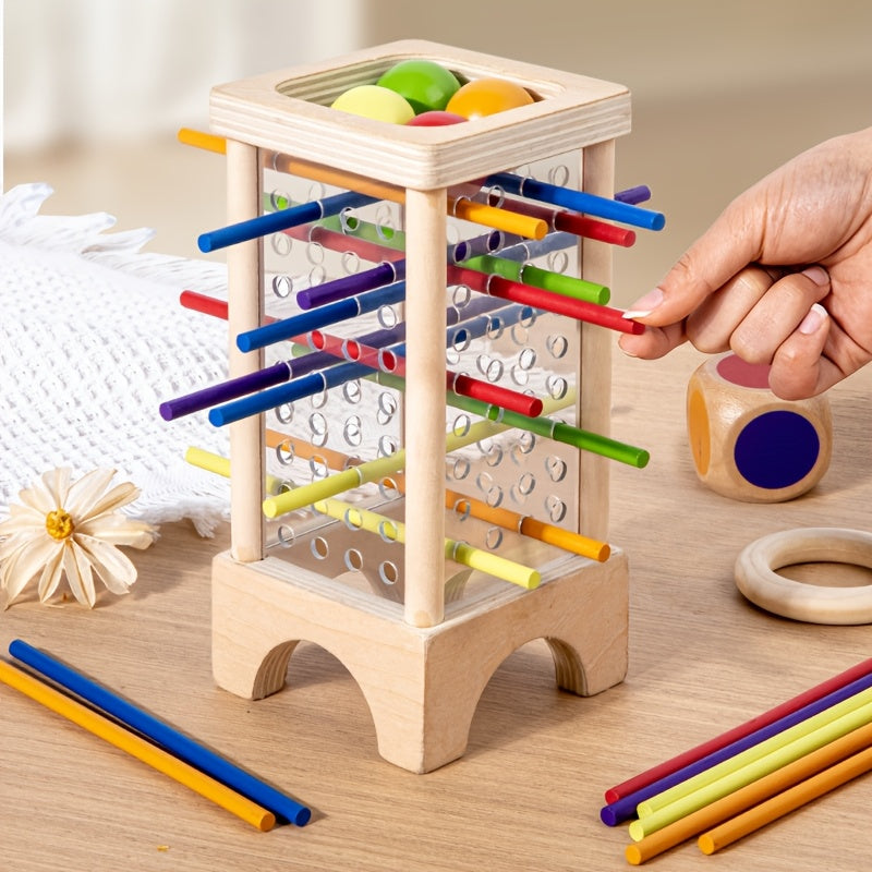 Wooden Chime Sticks Math Counting Toy for Toddlers