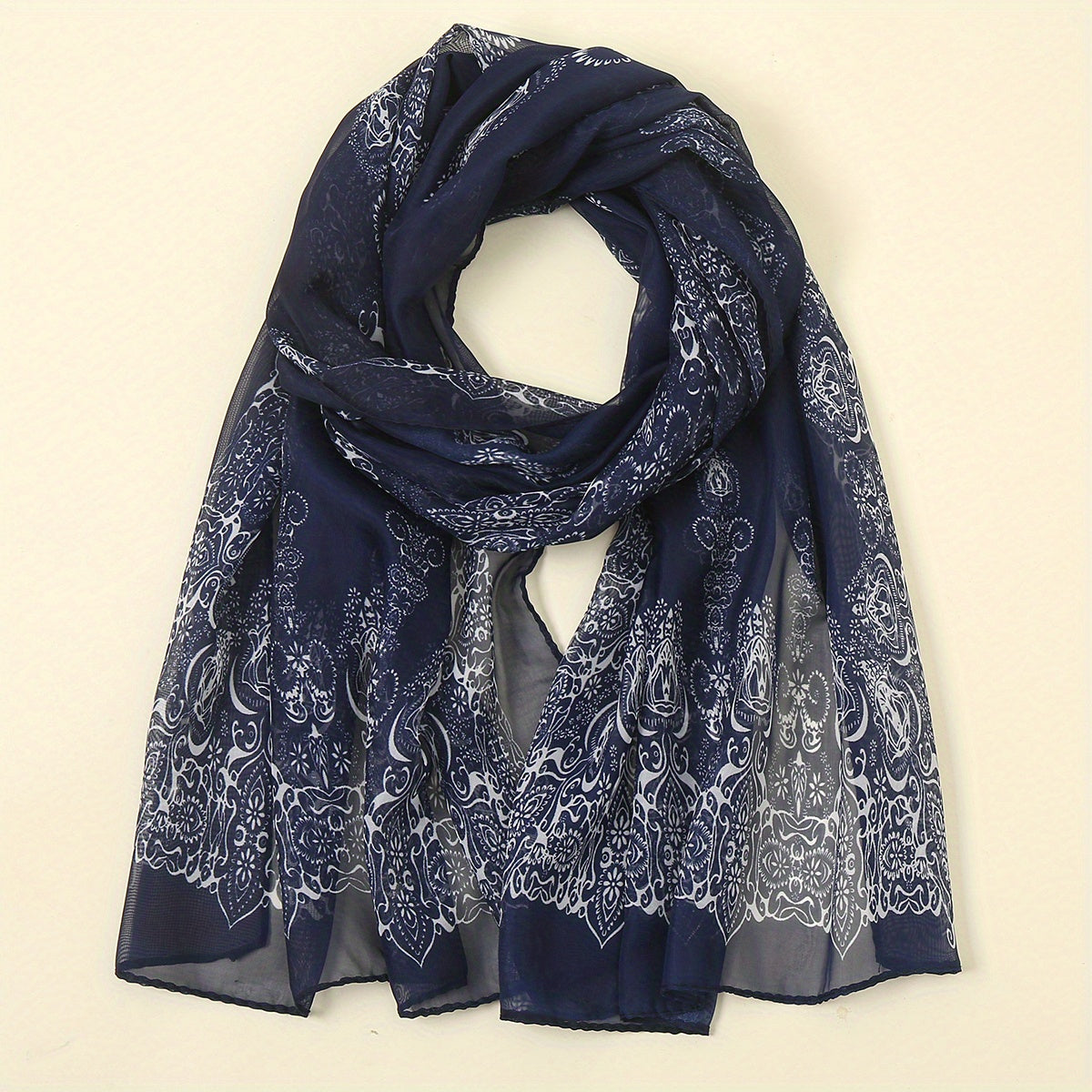 Breathable Print Scarf Sunscreen Shawl Casual Outdoor Wrap