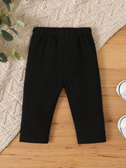 Comfy Leggings for Baby Girls Elastic Waist Trousers