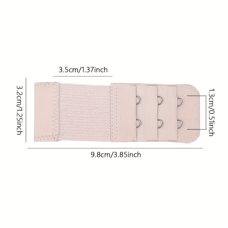 2 Hooks Elastic Bra Extenders Adjustable Comfort Band