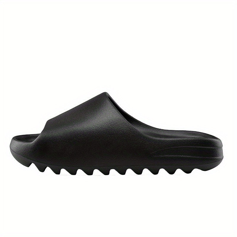 Men's Platform Slides Open Toe Slippers Beach Shoes