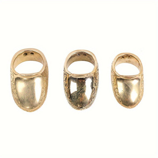 Brass Finger Protector Tab for Outdoor Practice