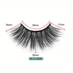 6D Fluffy Wispy Natural Volume False Eyelashes for Wedding Makeup