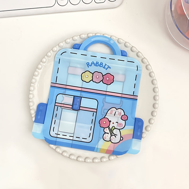 10pcs Cute Cartoon Backpack Jewelry Storage Bags for Girls