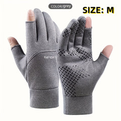 Anti Slip Fishing Gloves with Touch Screen - Warm and Comfortable Hands