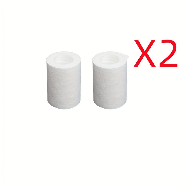 2pcs Shower Cotton Filter Water Faucet Strainer Purifier Universal Shower Filter