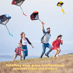 6pcs Parachute Toys Anti Tangle Throwing Parachute Toys