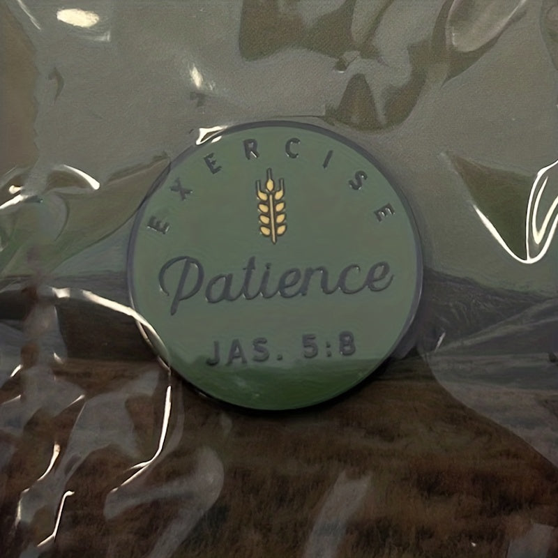 Patience Enamel Pin For Men