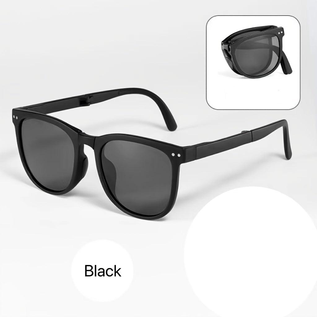 Vintage Folding Sunscreen Sunglasses Unisex Anti UV