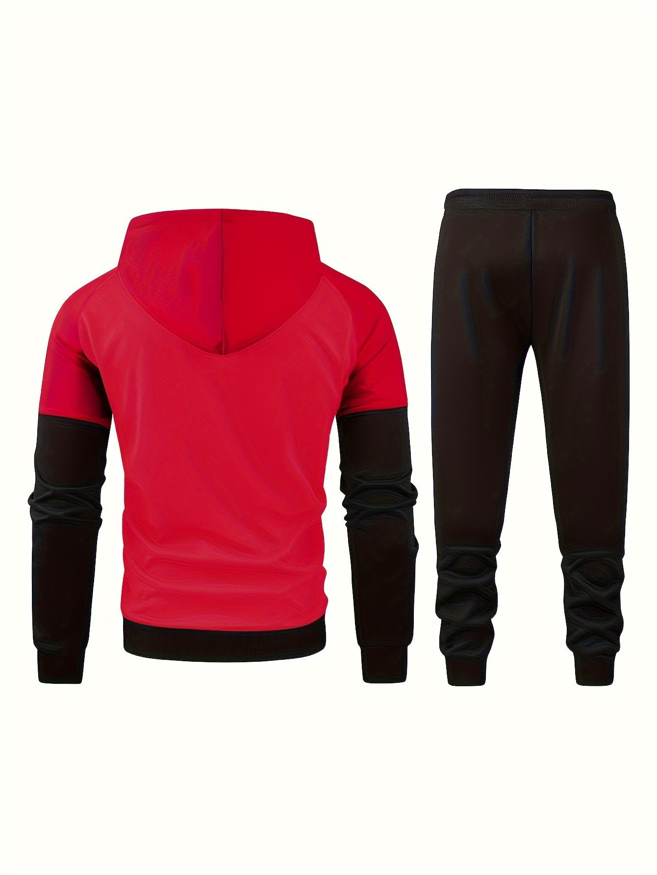 Men's Sports Set Comfy Zip Up Jacket & Active Sweatpants