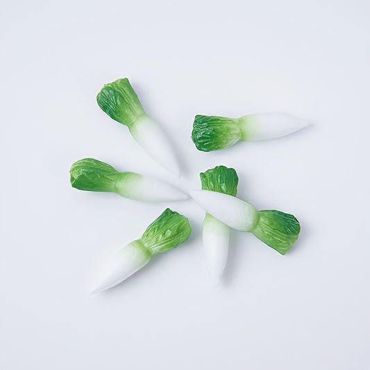 6pcs Miniature Peppers & Carrots for Dollhouse Kitchen DIY Play Mixed Colors
