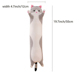 Cartoon Cat Plush Toy Long Cat Doll Sleeping Pillow Doll Gift For Children