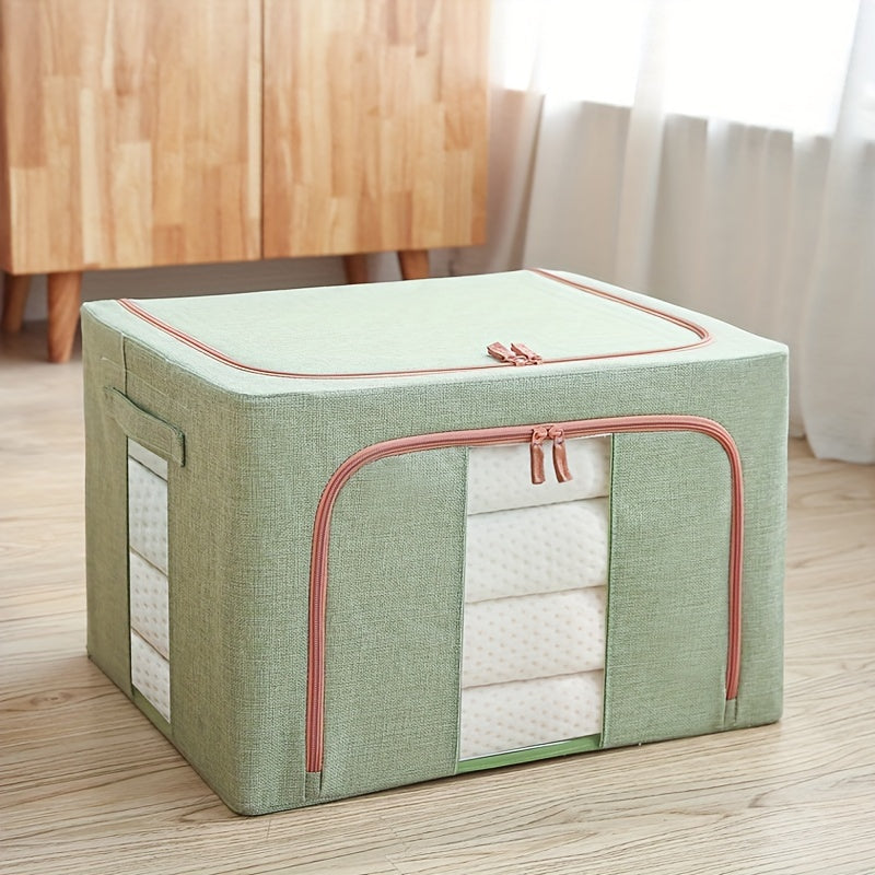 Large Capacity Clothes Storage Bags with Metal Frame