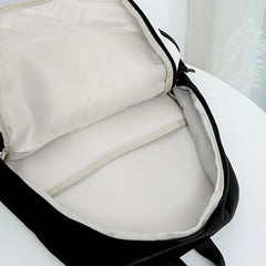 Large Capacity Retro Style Backpack with Laptop Compartment