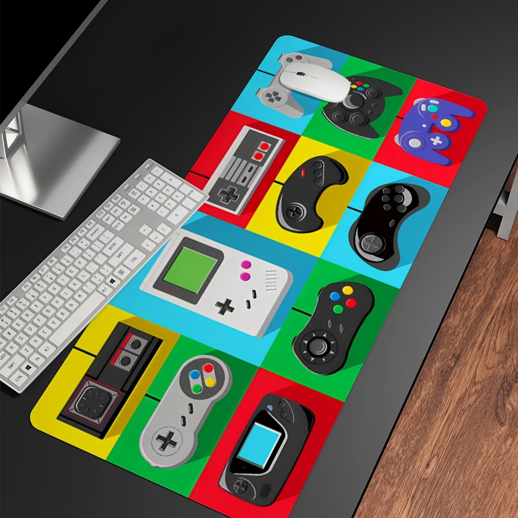 Enhanced Gaming Controller with Non-Slip Mouse Pad