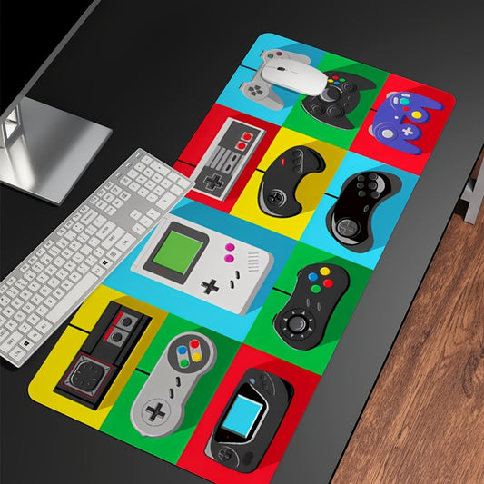 Enhanced Gaming Controller with Non-Slip Mouse Pad