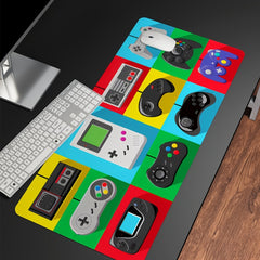 Enhanced Gaming Controller with Non-Slip Mouse Pad