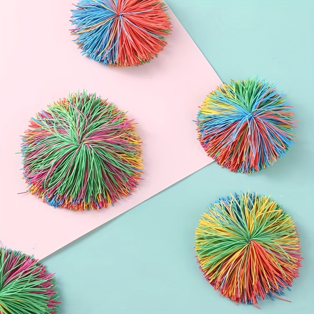 Stretch Balls for Kids & Adults Red & Multicolor Soft Elastic Kush Balls
