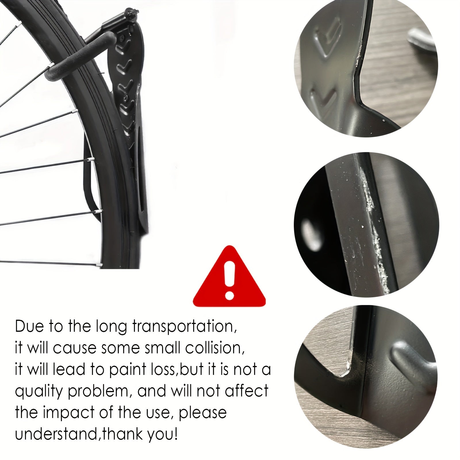 StoragePro Wall Mount Bike Rack - 65 Lb Capacity - Easy to Hang & Organize