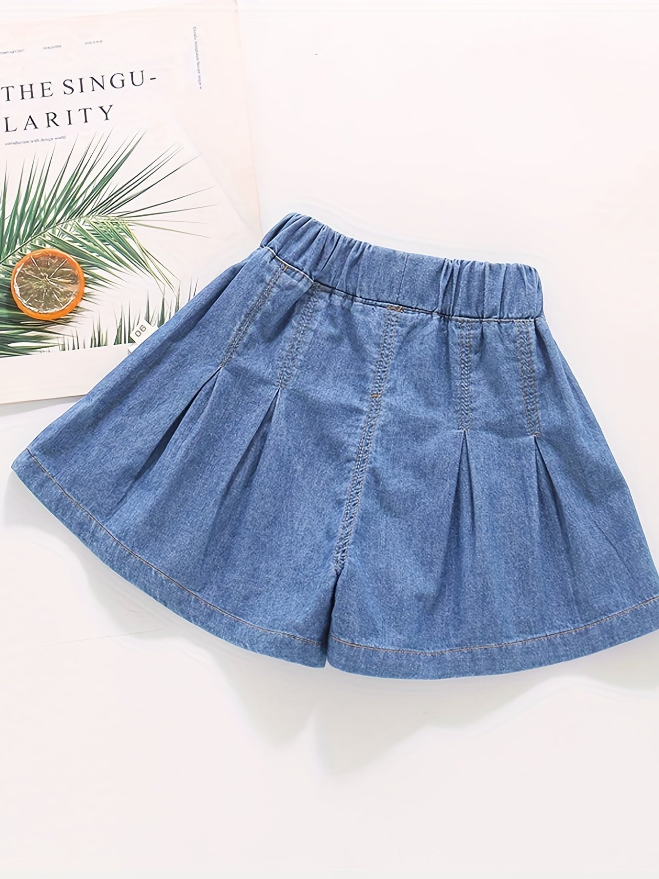 Toddler Girls Loose Denim Shorts Kids Summer Cotton Clothes