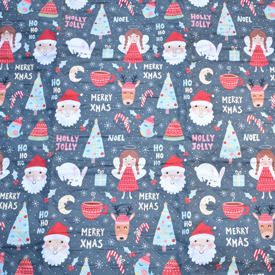 Large Christmas Style Picnic Blanket Waterproof Foldable Mat