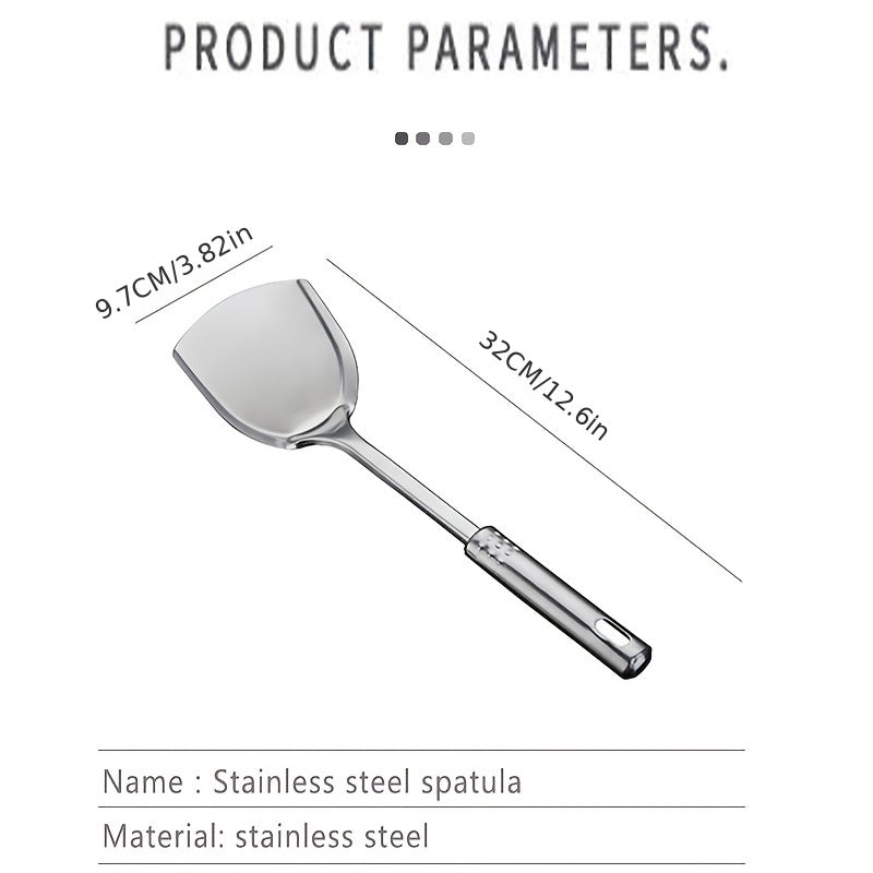 1pc Kitchen Steel Shovel Stainless Steel Spatula Cooking Tool
