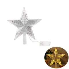 Christmas Tree Topper Star Xmas Tree Topper Star With Lights LED Night Light