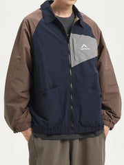 Men's Reversible Jackets Windproof Waterproof Casual Jacket