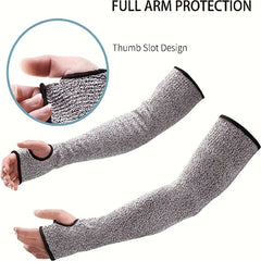 Anti Cut Sleeves with Thumb Holes Arm Protection