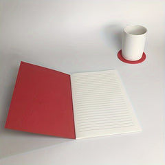 Set of 3 Portable Notebooks - Solid Cover - Wire Bound - Easy to Write