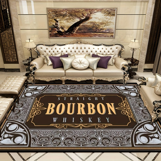 Boho Printed Floor Mat Soft Flannel Rug for Living Room Bedroom