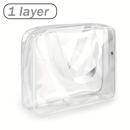Clear Toiletry Bag Women Travel Essentials Small Cosmetic Make Up Bag