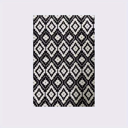 Indoor Outdoor Striped Rug 59x89 Inches