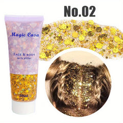 DIY Party Bright Flash Glitters For Body Eyes Hair Nails