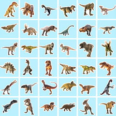 50pcs Realistic Dinosaur Stickers for Luggage Skateboard Motorcycle Decoration
