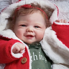 Realistic Reborn Youngsters Doll with Rooted Hair Soft Silicone Vinyl 3D Skin