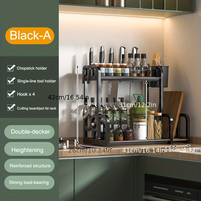 Spice Dressing Board Organizer Rack Rest Cutlery Kitchen Tool Acces