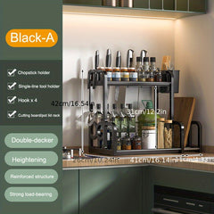 Spice Dressing Board Organizer Rack Rest Cutlery Kitchen Tool Acces