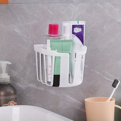 Wall Mounted Toilet Paper Holder Storage Container for Tissue Basket