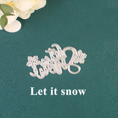Christmas Die Cuts Card Snowflake Metal Cutting Dies Holiday Decoration