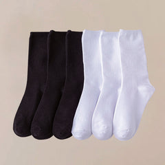 Breathable Crew Socks 8 Pairs for Women